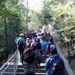 Besides the altitude and height of the mountain, the chilly winter weather is another great challenge!