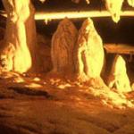 Mulu, Sarawak, Malaysia Spectacular limestone formations, in Lang's Cave