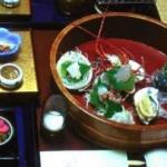 This eclectic assortment of serving dishes goes to show that everything on a Japanese table doesn't have to match.