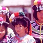 Children in native dress.