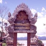 Golden Triangle welcome sign.