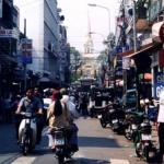 Traffic on Tran Hung Dao street, Cholon, Vietnam.
