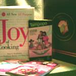 The Joy of Cooking, Cooking of Japan, Quick & Easy Sushi & Sashimi, Japanese Homestyle Cooking, and Juzo Itami's Tampopo.