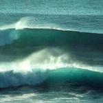 The legendary waves at Ulu Watu, Bali, Indonesia.