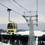 Cable car at Kongdoori in the Indian state of Jammu and Kashmir.