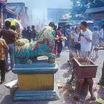 Festival celebrations at Georgetown's Kuan Yin (Goddess of Mercy) Temple which dates from the year 1800