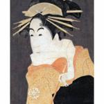 This handout picture shows a Japanese print by Sharaku Toshusai 'Actor Matsumoto Yonesaburo', part of French Hugette Beres' collection of Japanese prints, drawings and books. Beres' collection, estimated to five million-euro was auctioned 27 November 2002 at Sotheby's Paris.