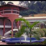 The visitor center at Rimba Ilmu Botanical Garden, Kuala Lumpur, Malaysia.