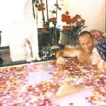 Flower blossom bath at the Royal Garden Resort.