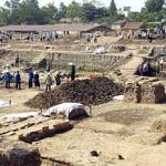 Excavation site of an ancient royal citadel dating back to the 7th century in Hanoi.