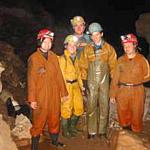 Cavers on a break