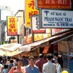 Shop signs reveal the growing Vietnamese presence in Toronto's Chinatown.