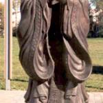 Statue of Confucius located at The Chinese Cultural Centre of Greater Toronto. Confucius' philosophy of good conduct and social propriety strongly influences Chinese deportment.