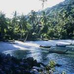 One of the many undeveloped beaches on Pulau Perhentian