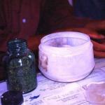 One of the paints used in making prints.