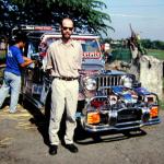 The author wonders if he has $8,000 to spend on a brand-new silver jeepney.