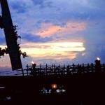 Sunset, Sengiggi Beach.