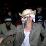 These two guys were all over the place, dancing like mad. One of them had a long beard, and the other an Osama Bin Laden mask. Their enthusiasm was infectious.