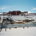 The Potala Palce is a grand structure of 1000 rooms that is 117 meters high. It is made of stone and timber and the Palace is divided into 2 sections, an inner section, the Red Palace, containing the temples and reliquary tombs of the Dalai Lamas. The outer section is called the White Palace. The Potala Palace was originally built in the seventh century as a place of meditation by King Songtsen Gampo on the occasion of his marriage to Princess Wencheng of the Tang Court. The current structure dates to the 17th century; it was rebuilt by the 5th Dalai Lama and became the winter residence of the Dalai Lamas from that time.