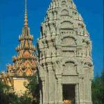 Temples in the grounds of the Royal Palace, Phnom Penh