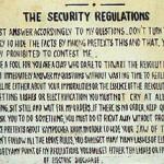 The Security Regulations of Tuol Sleng Prison.