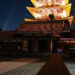 Five-story Pagoda at night